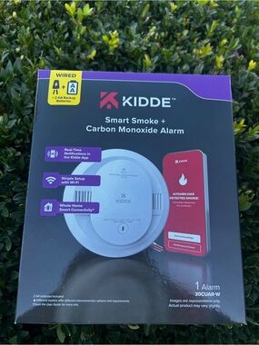 Kidde Smart Smoke & Carbon Monoxide Alarm - White(New)